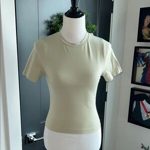 New day new with tags S fitted stretchy Classic beige tan top